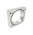 Picture of Torque Solution 06-21 Subaru STI / 08-14 Subaru WRX Big Bore 76mm Throttle Body Adapter - Silver