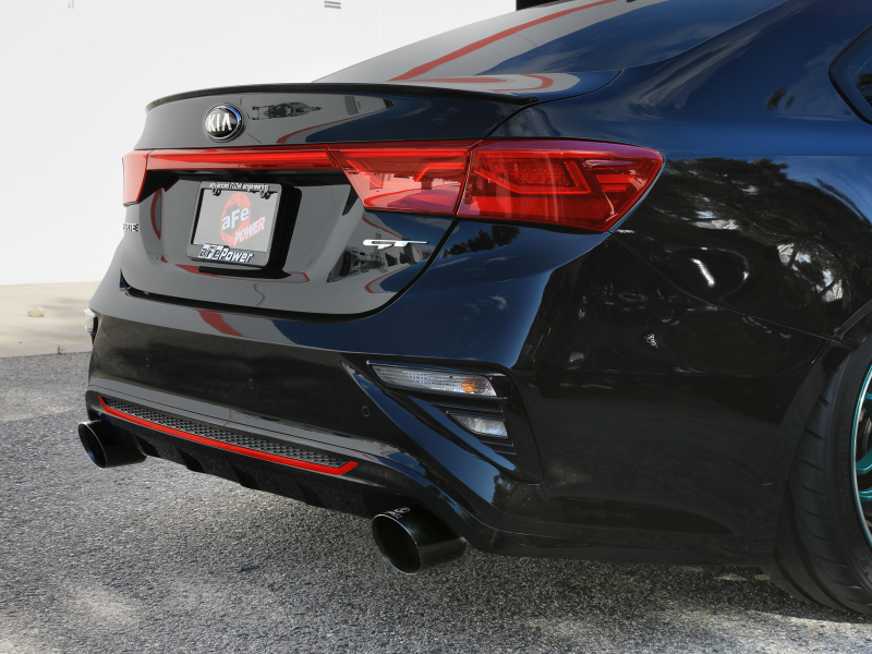 Picture of aFe 20-21 Kia Forte GT 1.6L 3in-2.5in 304 Stainless Steel Axle-Back Exhaust w/ Black Tips