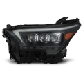 Picture of AlphaRex 2023+ Toyota Tacoma NOVA-Series LED Proj Headlights Black w/Actv Light & Seq. Sig + DRL