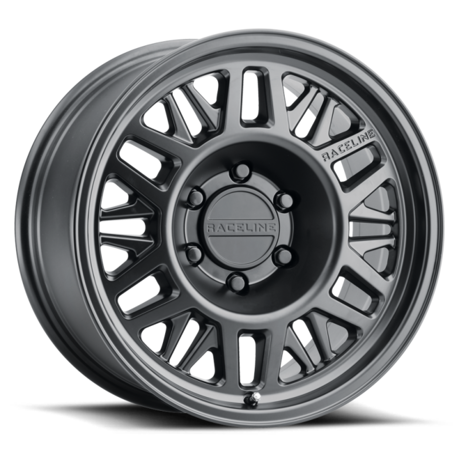 Picture of Raceline 451B Ryno 15x5in / 5x4.5 BP / 0mm Offset / 3.19in Bore - Satin Black Wheel