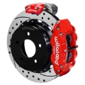 Picture of Wilwood 88-98 GM C1500 Superlite Rear Elec. Parking Brake Kit 12.88in SRP Rotor 3.25in Offset - Red