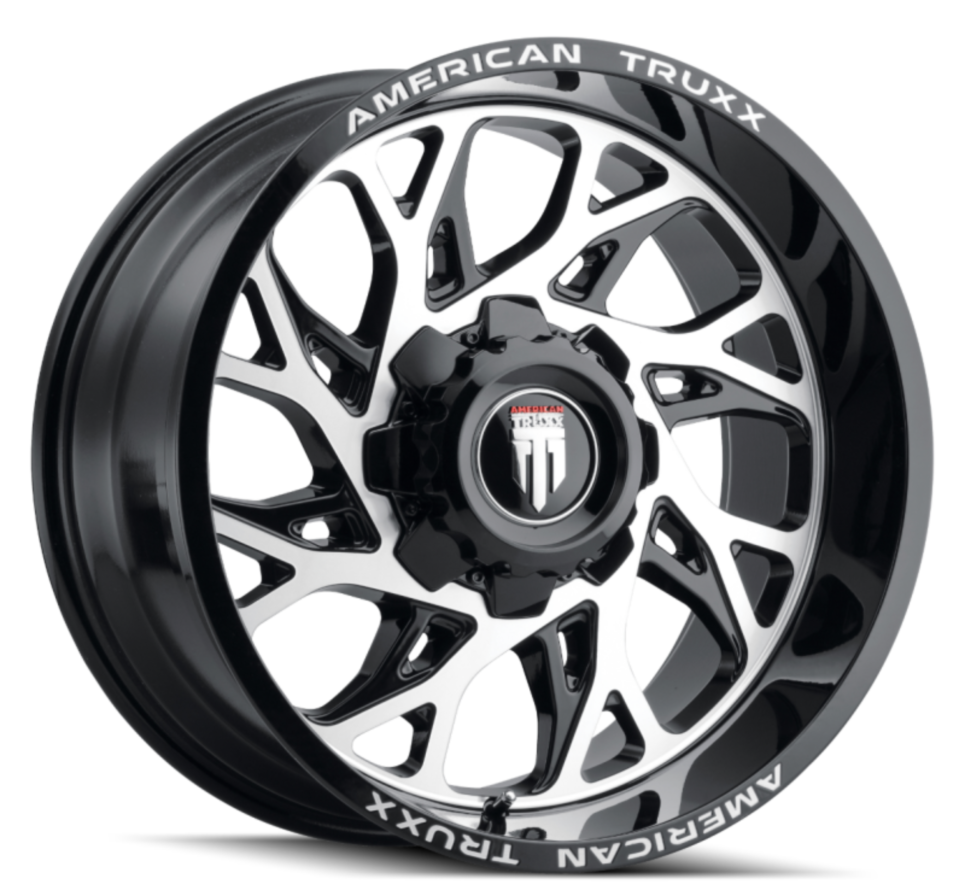 Picture of American Truxx AT1913 Destiny 24x14 / 8x170 BP / -76mm Offset / 125.2mm Hub Gloss Black Milled Wheel