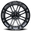Picture of American Truxx AT1915 Restless 24x14 / 6x135 BP / -76mm Offset / 87.1mm Hub Gloss Black Milled Wheel