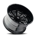 Picture of American Truxx AT1916 Butcher 24x14 / 5x127 BP / -76mm Offset / 71.6mm Hub Gloss Black Milled Wheel