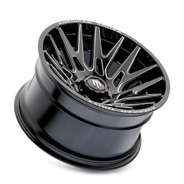Picture of American Truxx AT1919 Evolution 22x12 / 6x135 BP / -44mm Offset / 87.1mm Hub Gloss Blk Mill Wheel