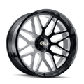 Picture of Cali Off-Road 9115 Invader 24x14 / 8x165.1 BP / -76mm Offset / 125.2mm Hub Gloss Black Milled Wheel