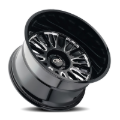 Picture of Cali Off-Road 9116 Vertex 22x12 / 8x170 BP / -44mm Offset / 125.2mm Hub Gloss Black Milled Wheel