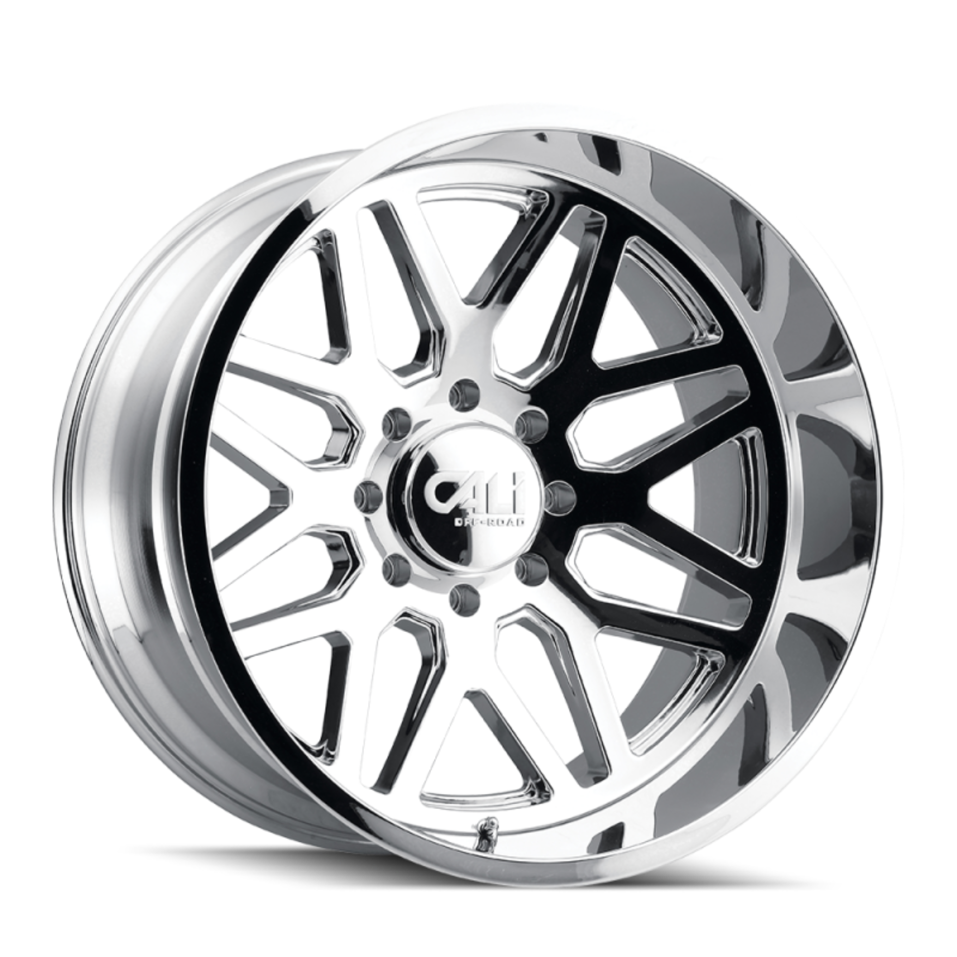 Picture of Cali Off-Road 9115 Invader 22x12 / 8x170 BP / -51mm Offset / 125.2mm Hub Chrome Wheel