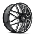 Picture of Cali Off-Road 9115D Invader Dually 22x8.25 / 8x200 BP / 115mm Offset / 142mm Hub Gls Blk Mill Wheel