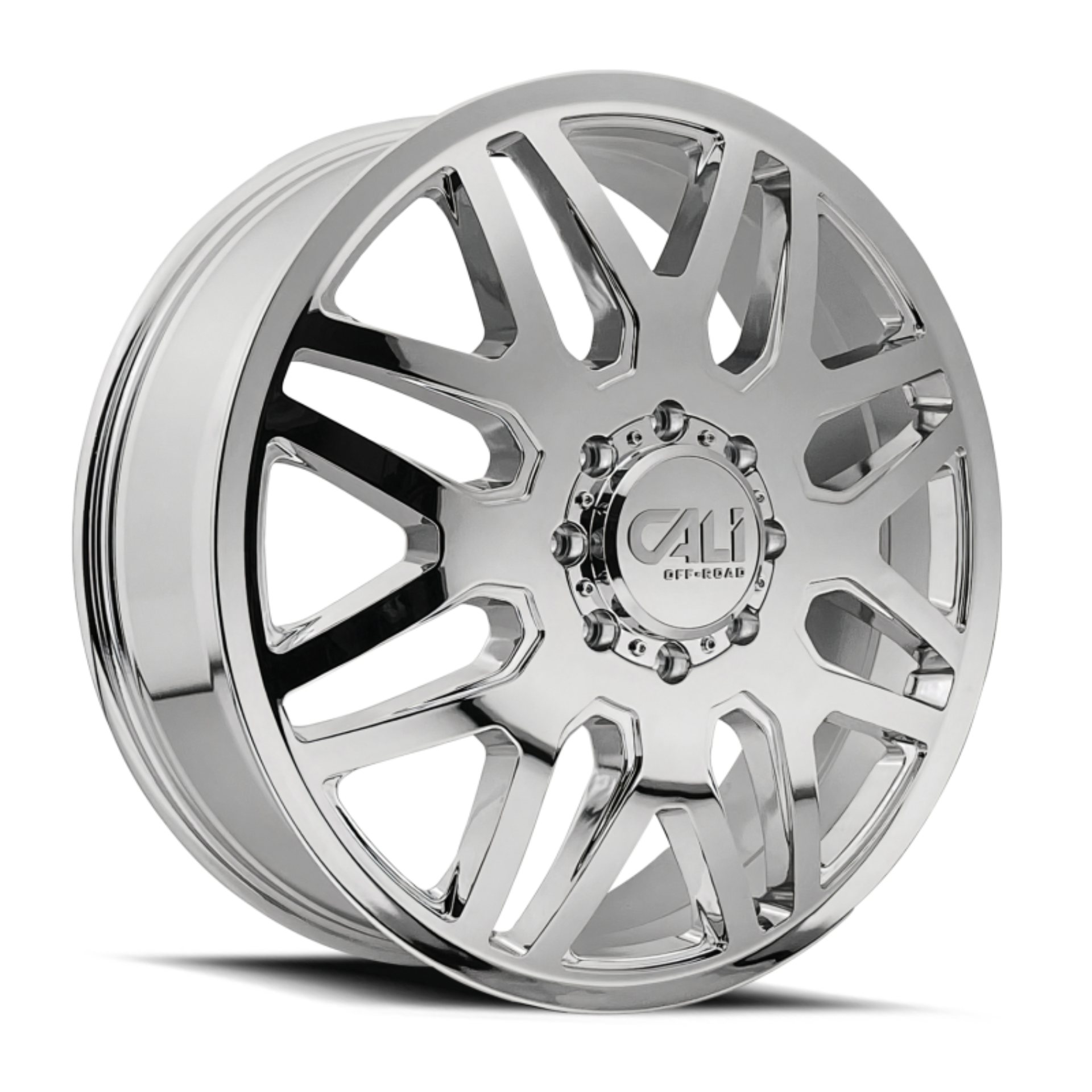 Picture of Cali Off-Road 9115D Invader Dually 24x8.25 / 8x200 BP / -232mm Offset / 142mm Hub Chrome Wheel