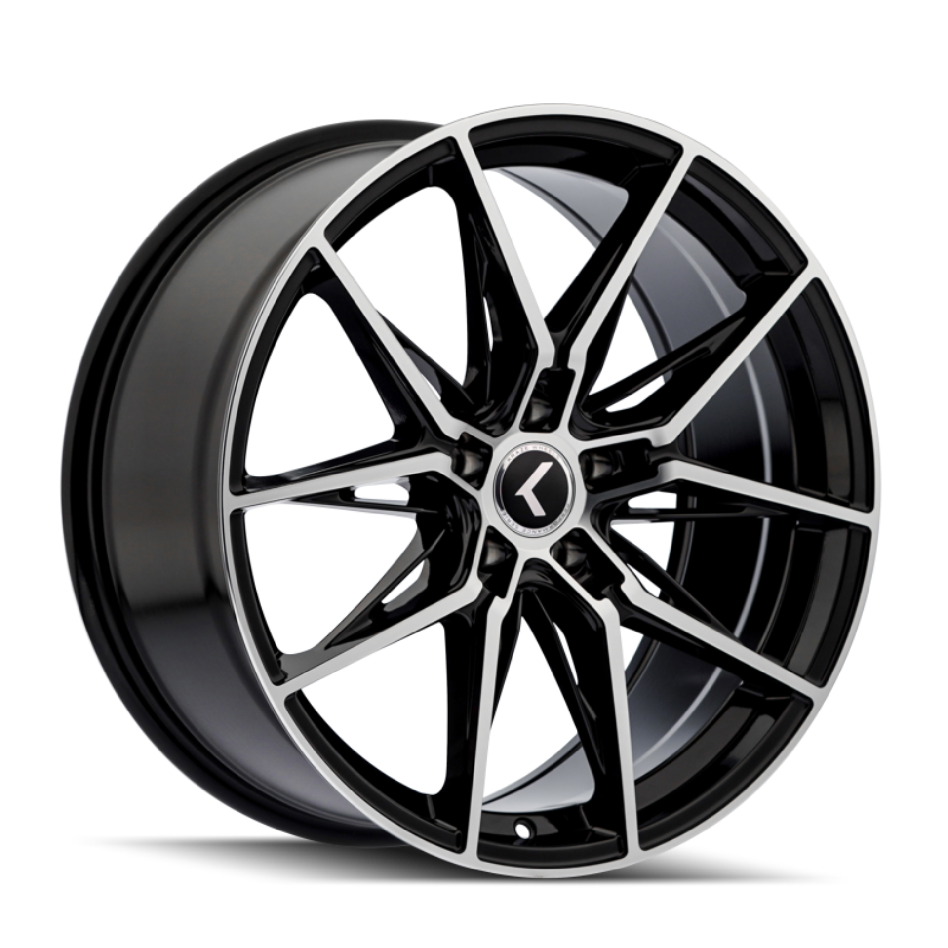 Picture of Kraze KR196 Evolve 20x9 / 5x114.3 BP / 35mm Offset / 72.62mm Hub Gloss Black Machined Wheel