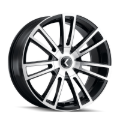 Picture of Kraze KR183 Spectra 18x8 / 5x112/120 BP / 40mm Offset / 74.1mm Hub Gloss Black Machined Wheel