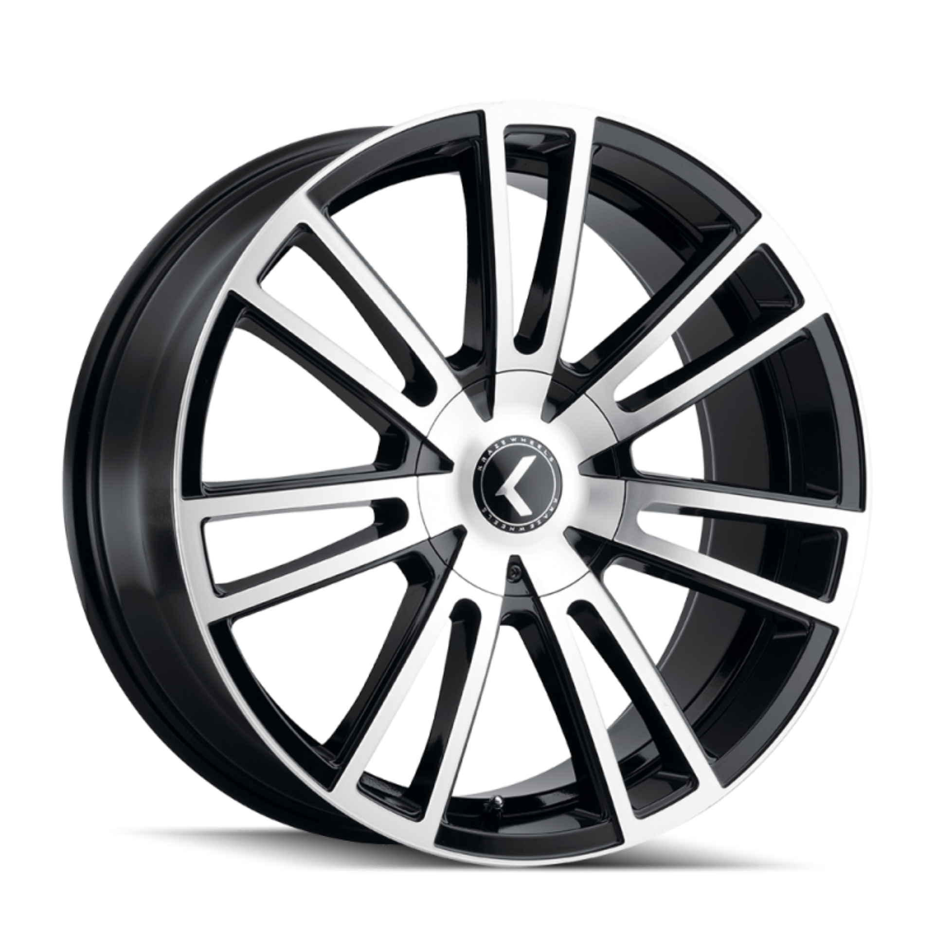 Picture of Kraze KR183 Spectra 18x8 / 5x112/120 BP / 40mm Offset / 74.1mm Hub Gloss Black Machined Wheel