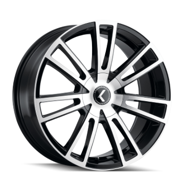 Picture of Kraze KR183 Spectra 18x8 / 5x115/120 BP / 40mm Offset / 74.1mm Hub Gloss Black Machined Wheel