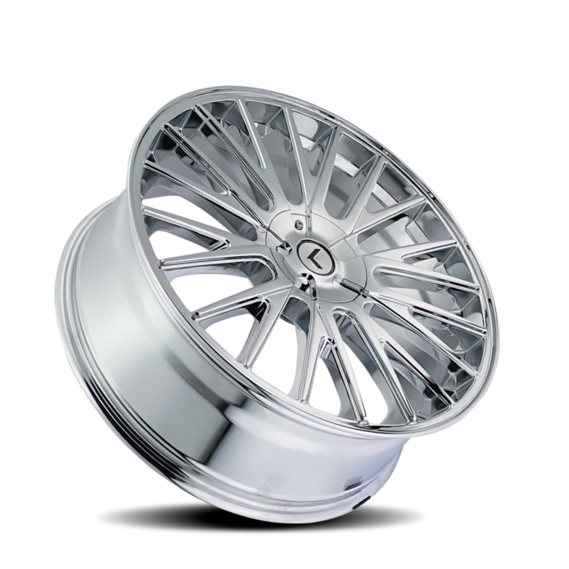Picture of Kraze KR185 Double Down 17x8 / 5x108/114.3 BP / 38mm Offset / 73mm Hub Chrome Wheel