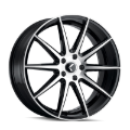 Picture of Kraze KR194 Cosmos 17x8 / 5x114.3 BP / 38mm Offset / 72.62mm Hub Gloss Black Machined Wheel