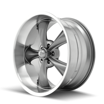 Picture of Ridler 695 20x10 / 5x127 BP / 0mm Offset / 83.82mm Hub Gloss Grey Machined Wheel