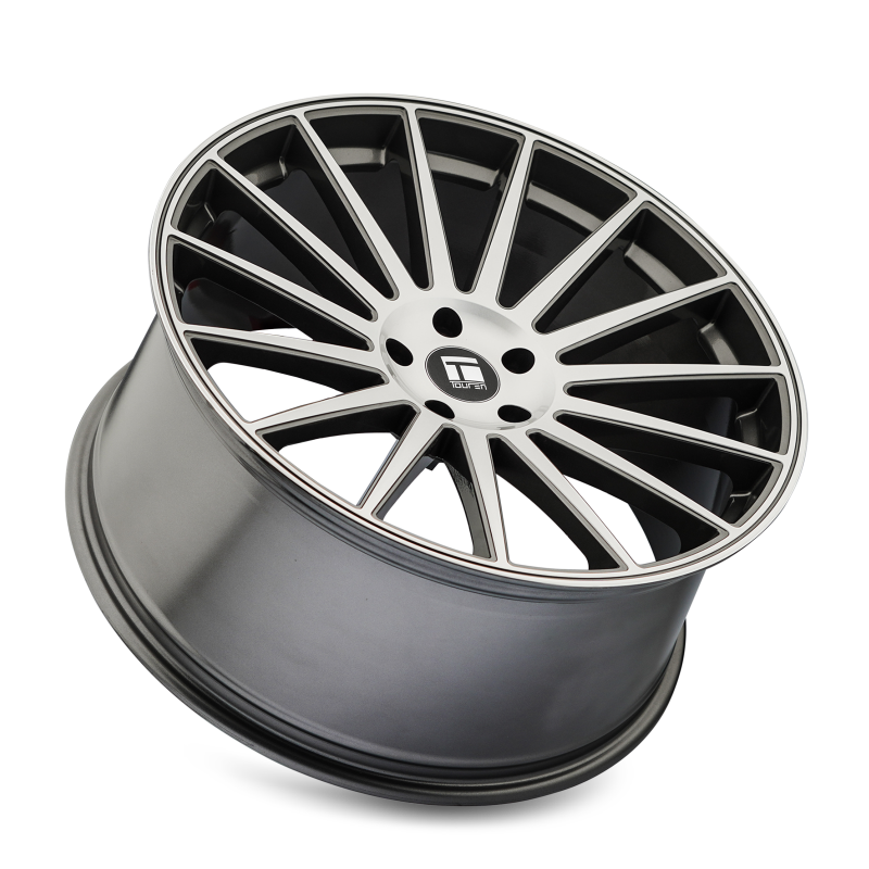 Picture of Touren 3292 TR92 20x10.5 / 5x114.3 BP / 35mm Offset / 72.6mm Hub Gloss Graphite Machined Wheel