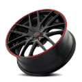 Picture of Touren 3260 TR60 20x8.5 / 5x114.3/120 BP / 20mm Offset / 74.1mm Hub Gloss Black w/ Red Ring Wheel