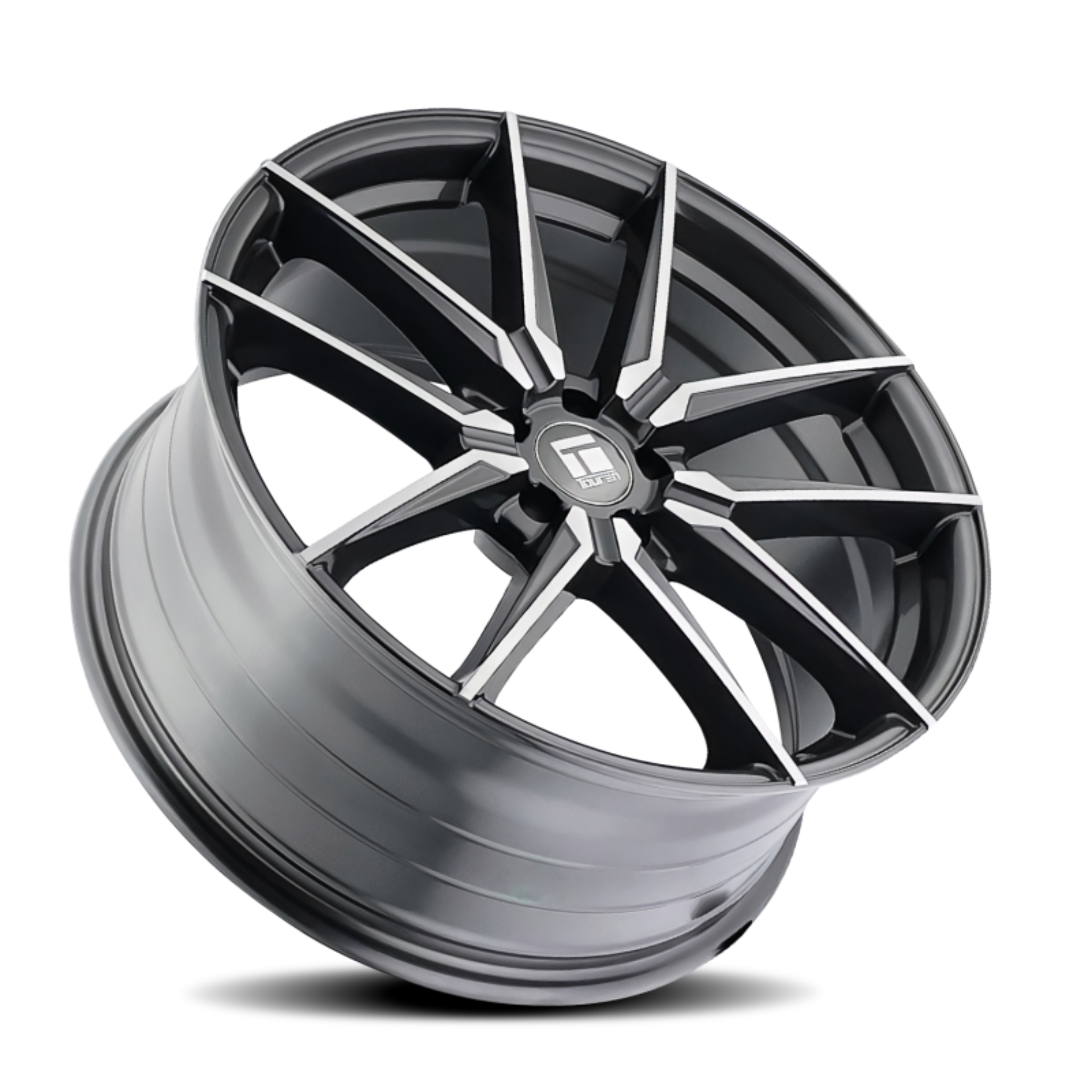 Picture of Touren 3294 TR94 18x8 / 5x120 BP / 35mm Offset / 72.56mm Hub Gloss Graphite Brushed w/ Dark Wheel