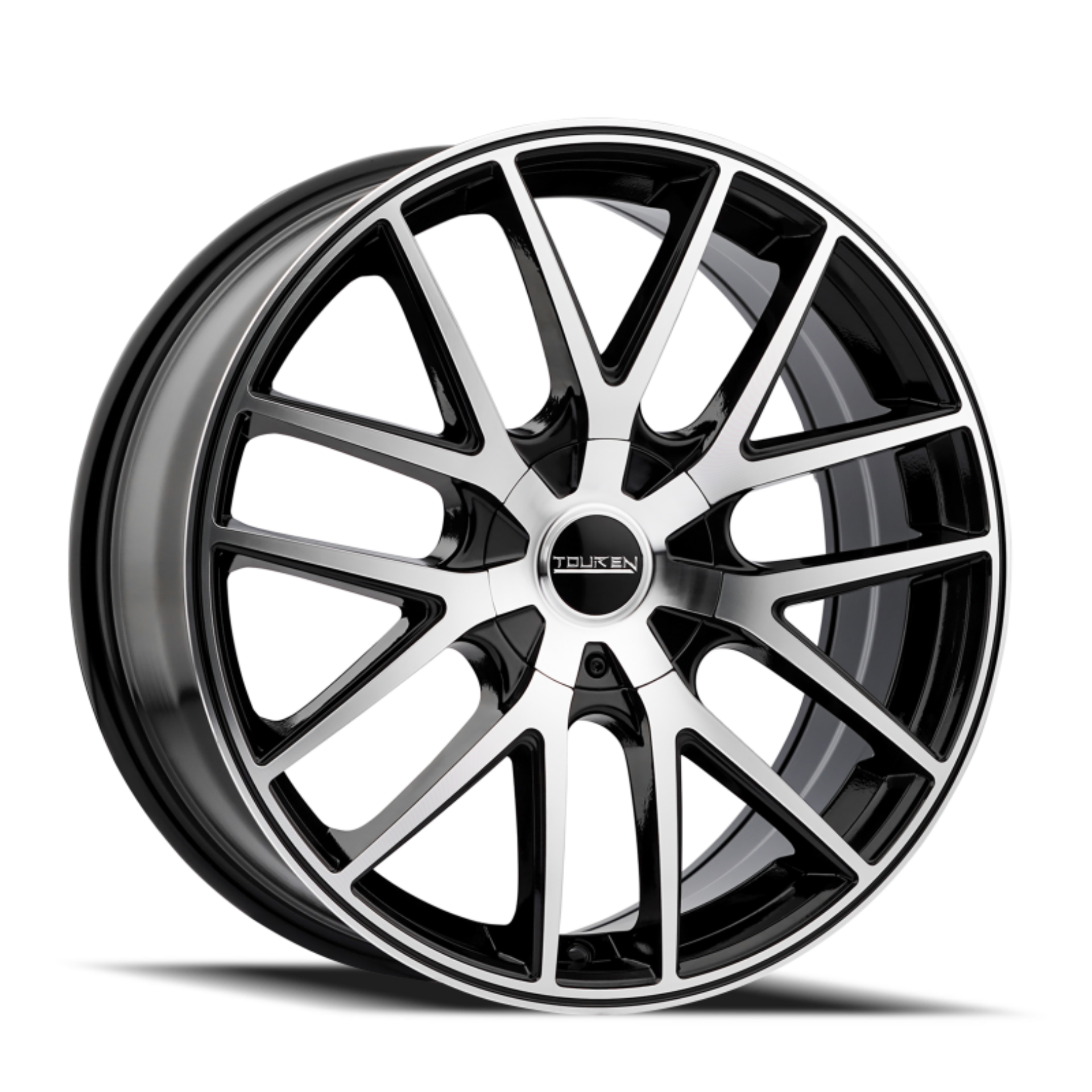 Picture of Touren 3260 TR60 16x7 / 5x100/114.3 BP / 42mm Offset / 72.62mm Hub Gloss Black Machined Wheel