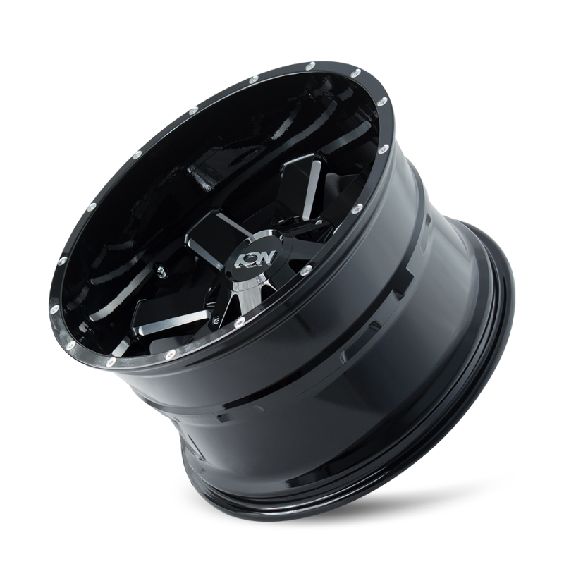 Picture of ION 141 20x12 / 8x170 BP / -44mm Offset / 125.2mm Hub Gloss Black Milled Wheel