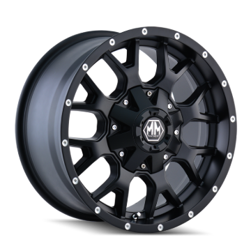Picture of Mayhem 8015 Warrior 20x9 / 8x170 BP / 18mm Offset / mm Hub Matte Black Wheel