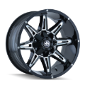 Picture of Mayhem 8090 Rampage 20x10 / 8x170 BP / -25mm Offset / 125.2mm Hub Gloss Black Milled Wheel