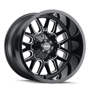 Picture of Mayhem 8107 Cogent 20x10 / 8x170 BP / -19mm Offset / 125.2mm Hub Gloss Black Milled Wheel