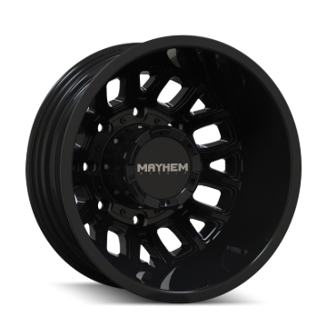 Picture of Mayhem 8107D Cogent Dually 17x6.5 / 8x210 BP / -142mm Offset / 154.2mm Hub Gloss Black Wheel