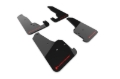 Picture of Rally Armor 18-22 Jeep Grand Cherokee SRT Trackhawk Black UR Mud Flap - Red Logo