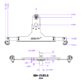 Picture of Gen-Y Dodge/RAM GoosePuck II 5in Offset Ball Puck Mount & 25K Towing w/Safety Chain Anchors