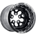 Picture of Weld Alpha-1 15x14 / 5x4.5 BP / 5in. BS Black Wheel - Black Double Beadlock MT