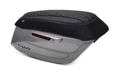 Picture of Mustang 23-25 Harley CVO Road Glide (ST) Deluxe Diamond Saddlebag Lid Covers