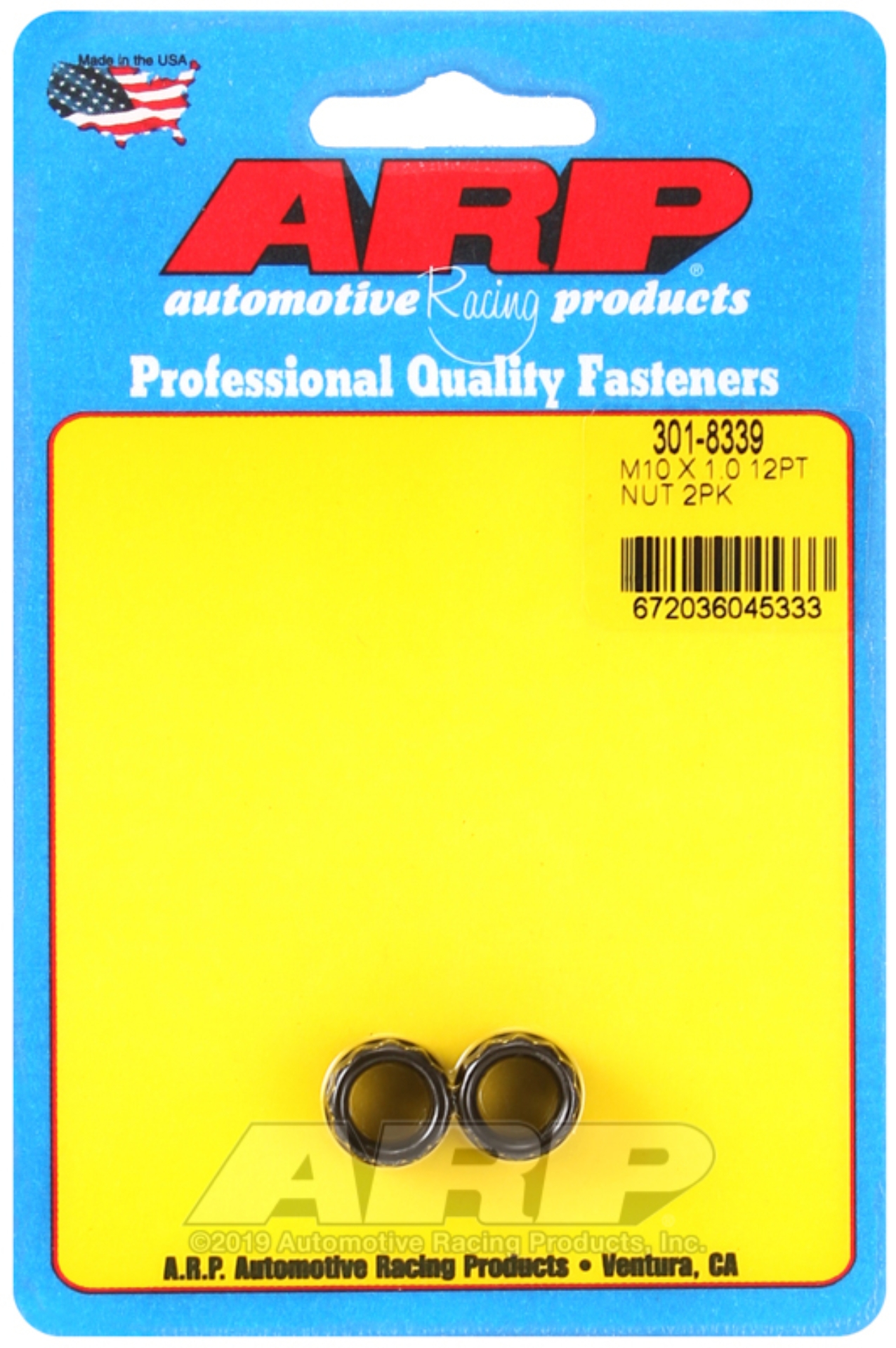 Picture of ARP M10 X 1.00 12pt nut kit