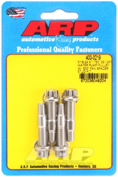 Picture of ARP 5/16-24 X 1.750 SS 12pt water pump pulley w/ .500in fan spacer stud kit