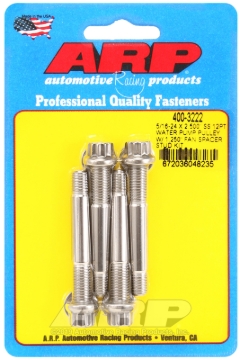 Picture of ARP 5/16-24 X 2.500 SS 12pt water pump pulley w/ 1.250in fan spacer stud kit