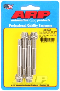 Picture of ARP 5/16-24 X 2.750 SS 12pt water pump pulley w/ 1.500in fan spacer stud kit