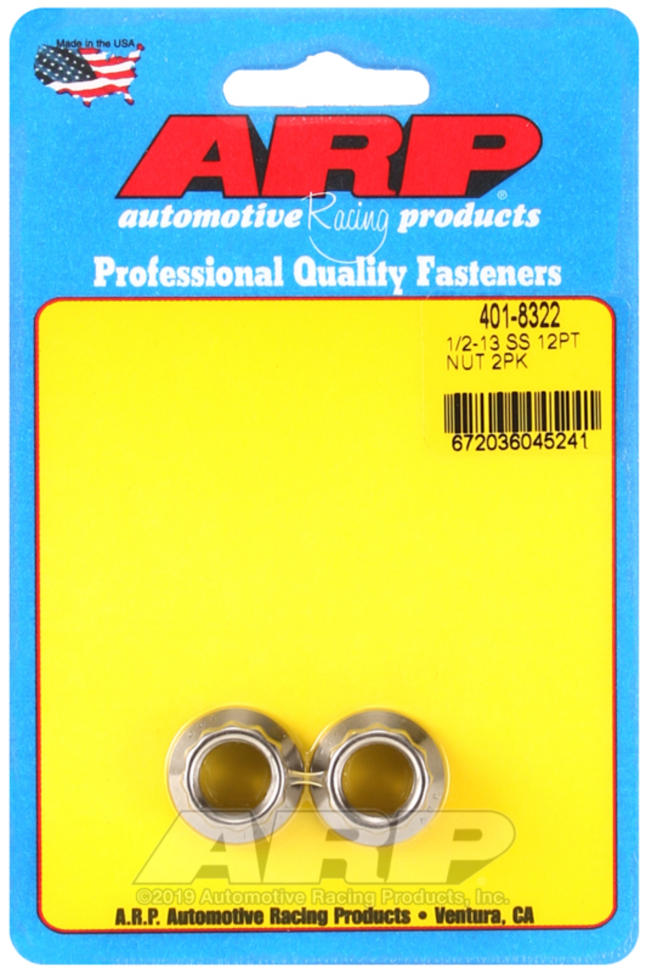 Picture of ARP 1/2-13 SS 12pt nut kit