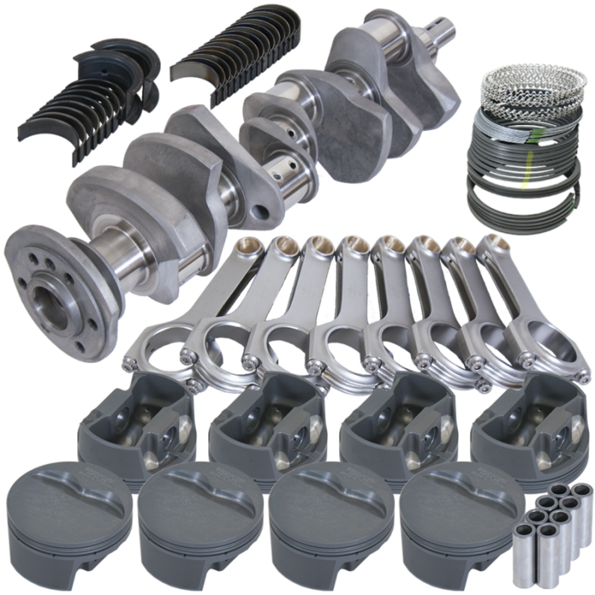 Picture of Eagle Chevy 327 SJ 3.250in Crank 2.300in Mains 6.125in H-Beam 4.000in Pistons Rotating Assembly