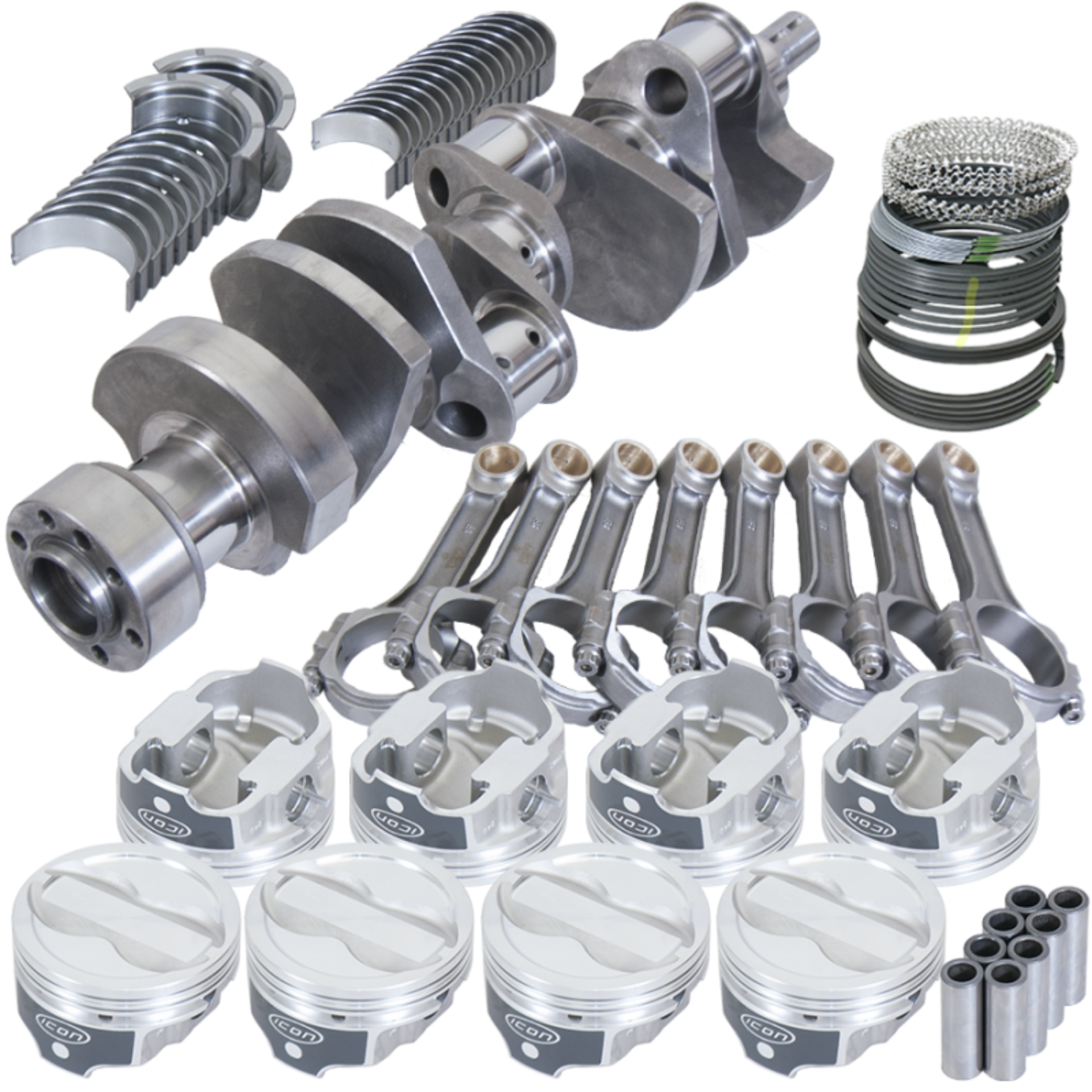 Picture of Eagle Chevy LT1350 1Pc 3.750in Crank 6.000in I-Beam Rods -18cc 4.060in Pistons Rotating Assembly