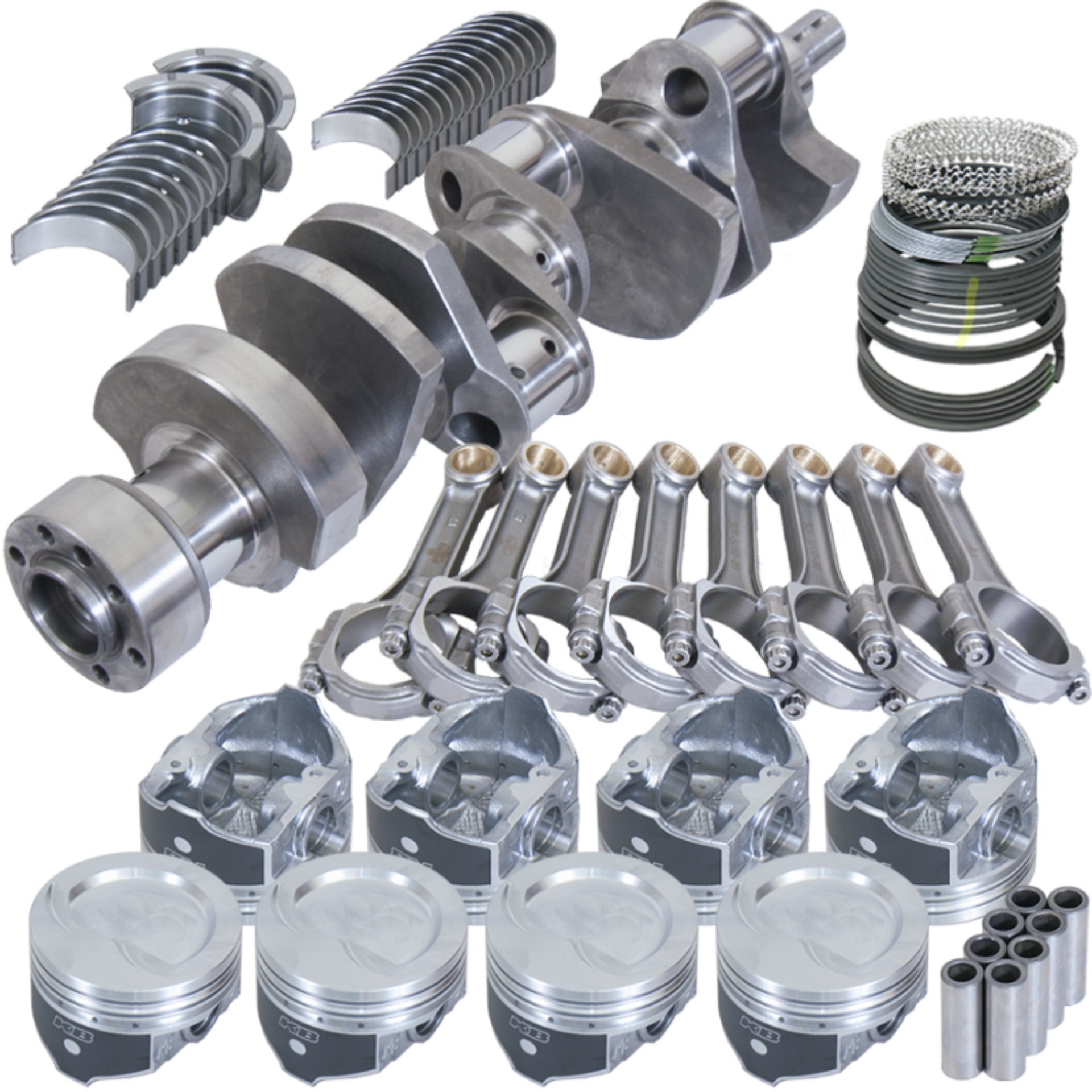 Picture of Eagle Chevy LT1350 1Pc 3.750in Crank 5.700in I-Beam Rods -18cc 4.000in Pistons Rotating Assembly