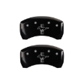 Picture of MGP Rear set 2 Caliper Covers Engraved Rear S197/Bar & Pony Black finish silver ch