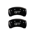 Picture of MGP Rear set 2 Caliper Covers Engraved Rear GT Black finish silver ch