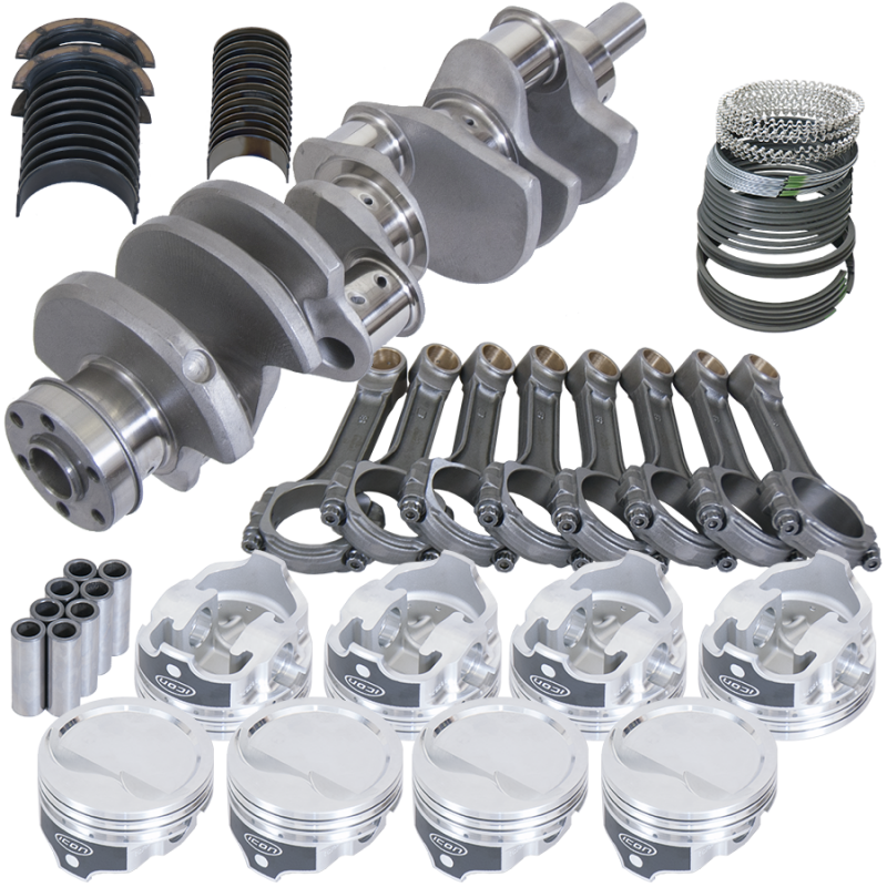 Picture of Eagle Ford 351W 4.000in Crank 6.200in I-Beam Rods -15.8cc 4.000in Pistons Rotating Assembly