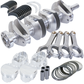 Picture of Eagle Nissan Sr20 91mm Billet Crank 5.365in H-Beam 7.3cc Dome 86.5mm Pistons Rotating Assembly