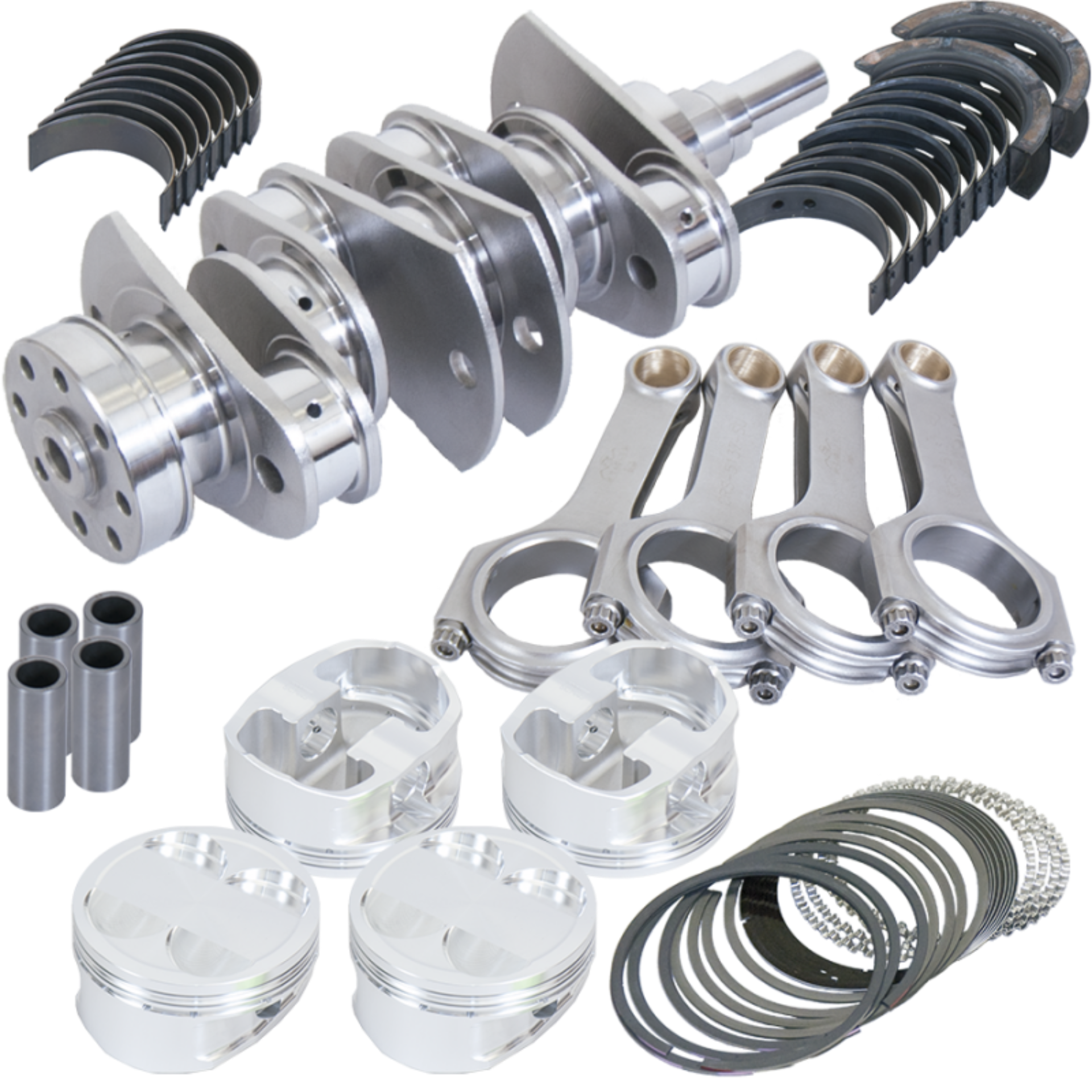 Picture of Eagle Subaru Ej25 3.268in Billet Crank 5.137in H-Beam -7.8cc 100.5mm Pistons Rotating Assembly