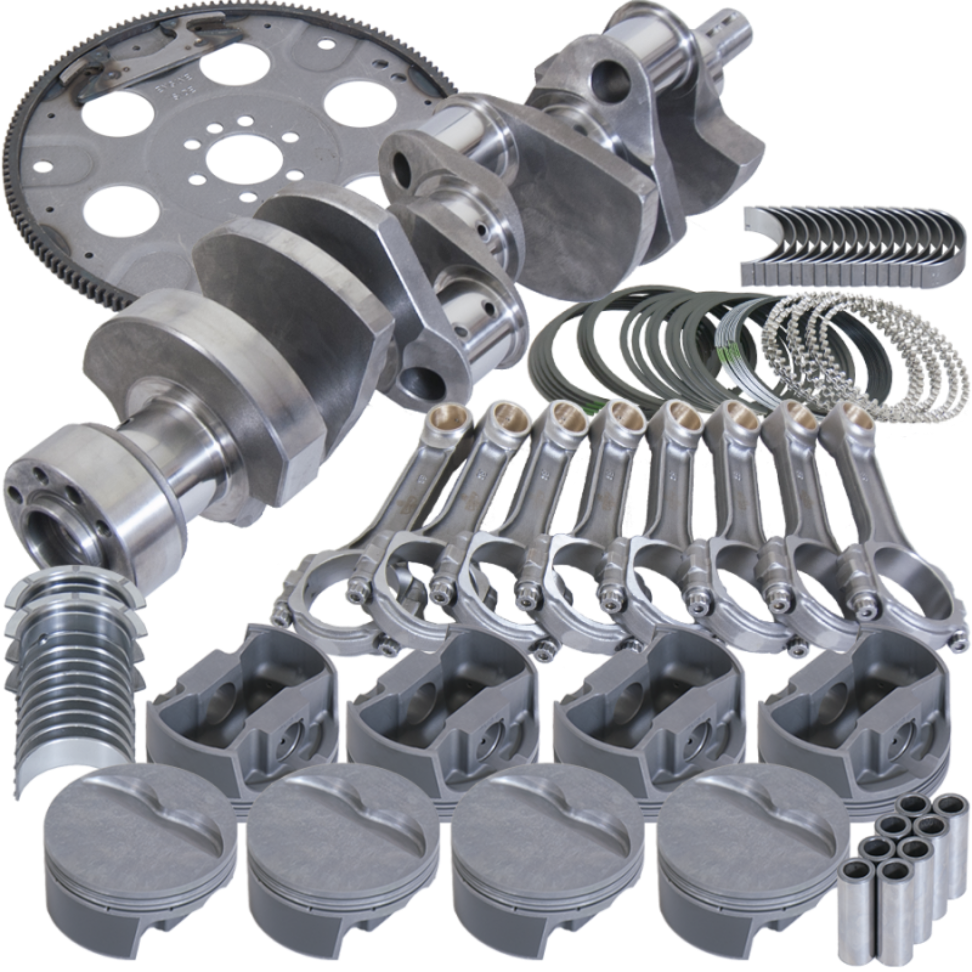Picture of Eagle Chevy LT1350 1Pc 3.750in Crank 5.700in I-Beam 4.030in Pistons 153 Tooth FP Balanced Assembly