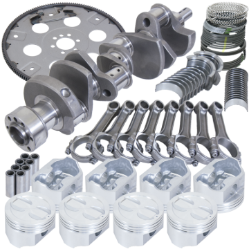 Picture of Eagle Chevy 350 1Pc 3.480in Crank 5.700in I-Beam Rods 4.030in Pistons 168 Tooth FP Balanced Assembly