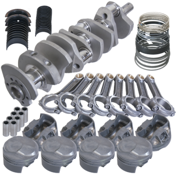Picture of Eagle Chevy 454 4.250in Crank 6.385in I-Beam Rods 43cc Dome 4.280in Pistons Rotating Assembly
